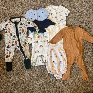 8 LOT newborn-3m clothing (Nike, Emerson, Kite, & Little co)